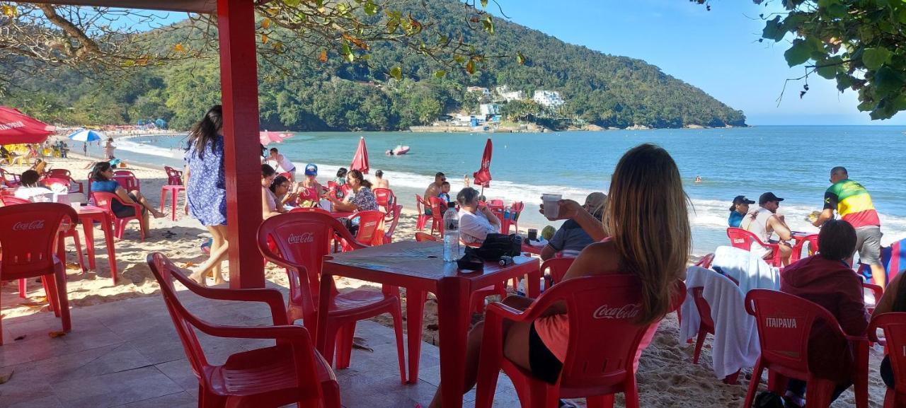 Chale Borasol Martim De Sa Piscina 600Mts Da Praia Leilighet Caraguatatuba Eksteriør bilde